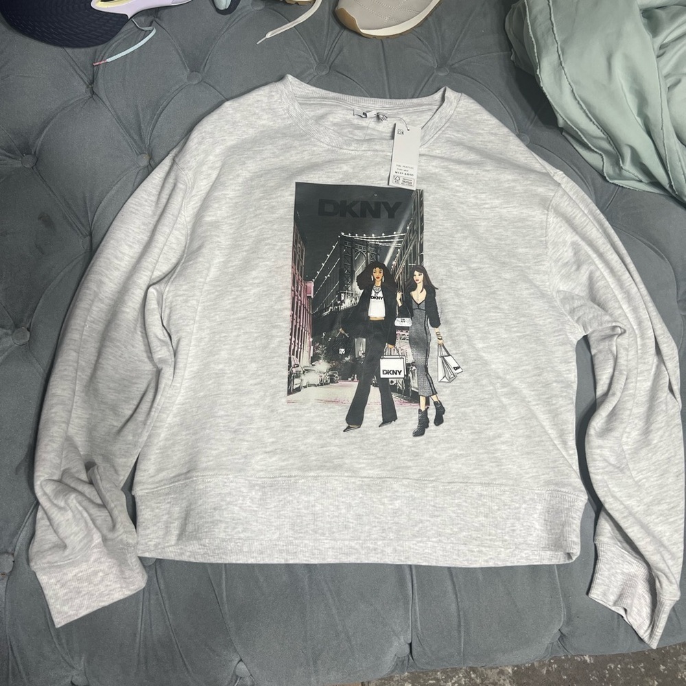 Dkny grey sweater